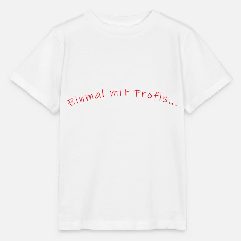 einmal mit Profis..... - Stanley/Stella Kinder T-Shirt MINI CREATOR  - Weiß