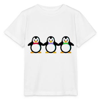 manchots - T-shirt bio MINI CREATOR Stanley/Stella Enfant - blanc - Devant - Maike (125cm)