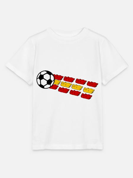 Spanische Fußball Fans - Stanley/Stella Kinder T-Shirt MINI CREATOR - Weiß