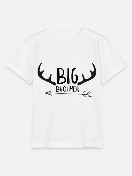 Grand frère - T-shirt MINI CREATOR barn från Stanley/Stella - vit