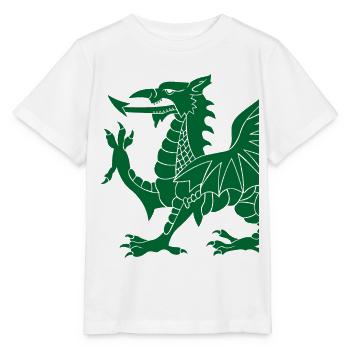 Walisischer Drache - Stanley/Stella Kinder T-Shirt MINI CREATOR  - Weiß - Vorne - Maike (125cm)