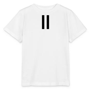 Pause symbole signe cadeau - T-shirt bio MINI CREATOR Stanley/Stella Enfant - blanc - Devant - Maike (125cm)
