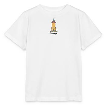 Reutlingen, Tübinger Tor, Deutschland, Zeichnung - Stanley/Stella Kinder T-Shirt MINI CREATOR  - Weiß - Vorne - Maike (125cm)