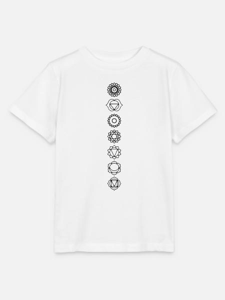 Chakras - Stanley/Stella Kinder T-Shirt MINI CREATOR - Weiß