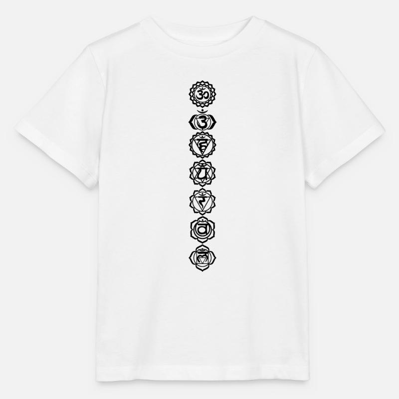 Chakras - T-shirt bio MINI CREATOR Stanley/Stella Enfant - blanc