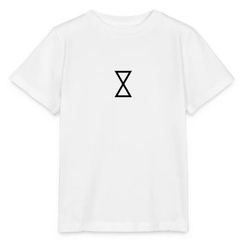medieval alchemical symbol hourglass - Stanley/Stella MINI CREATOR Kids’ T-Shirt - white - Front - Maike (125cm)