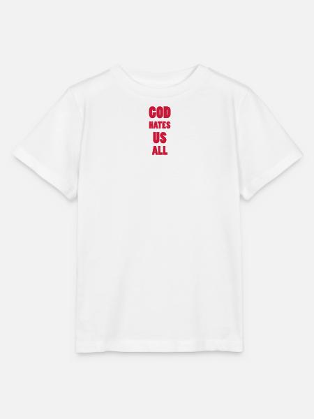 God hate us all ! - Stanley/Stella Kinder T-Shirt MINI CREATOR - Weiß