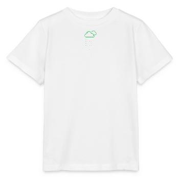 Cloud rain code - Stanley/Stella MINI CREATOR Kids’ T-Shirt - white - Front - Maike (125cm)