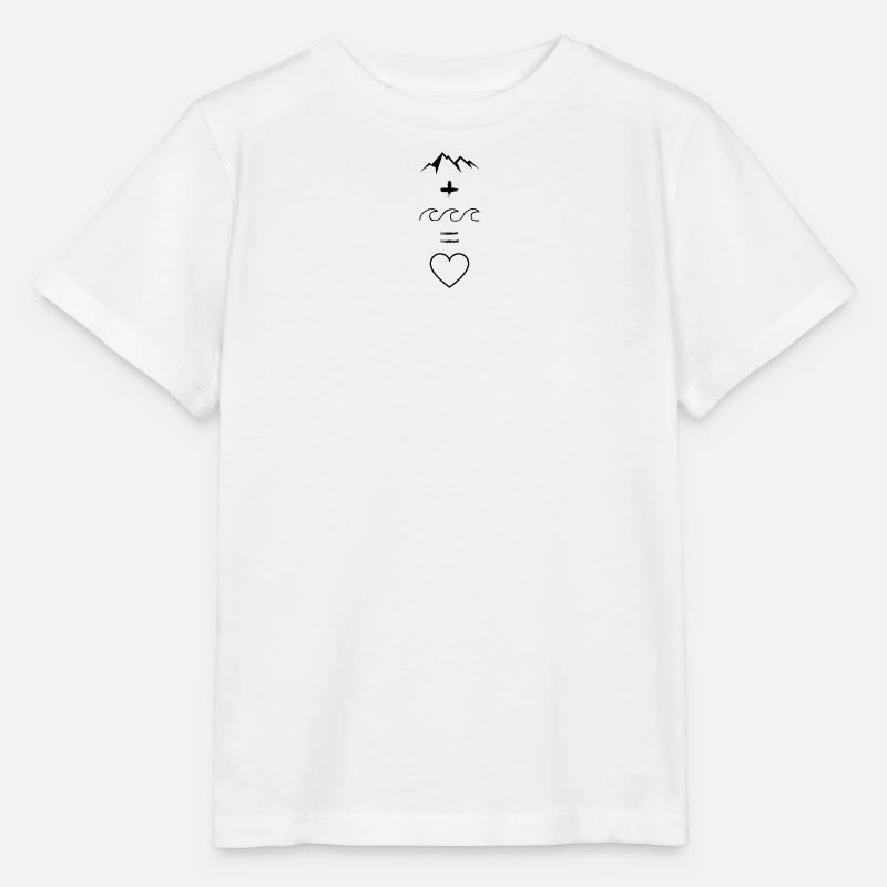 Berg und Meer Liebe - Stanley/Stella Kinder T-Shirt MINI CREATOR - Weiß