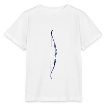 Archer de tir à l'arc classique - T-shirt bio MINI CREATOR Stanley/Stella Enfant - blanc - Devant - Maike (125cm)