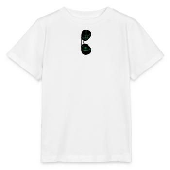 Pilotenbrille - Stanley/Stella Kinder T-Shirt MINI CREATOR  - Weiß - Vorne - Maike (125cm)