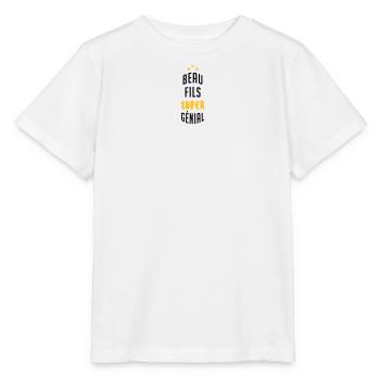 belle-fille / beau-fils / beau fils / belle fille - T-shirt bio MINI CREATOR Stanley/Stella Enfant - blanc - Devant - Maike (125cm)