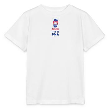 Kambodscha ist in meiner DNA Design / Geschenkidee - Stanley/Stella Kinder T-Shirt MINI CREATOR  - Weiß - Vorne - Maike (125cm)