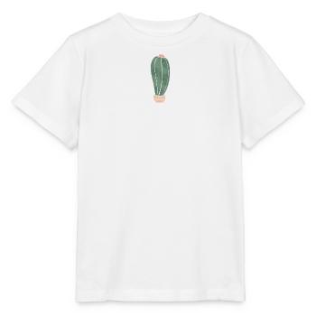 Kaktus im Blumentopf - lang 2 - Stanley/Stella Kinder T-Shirt MINI CREATOR  - Weiß - Vorne - Maike (125cm)