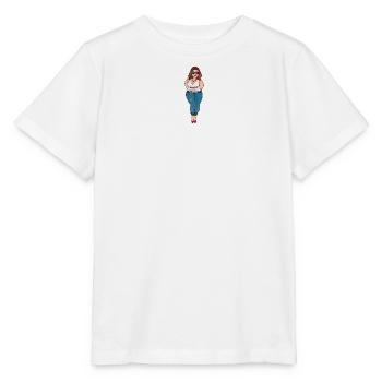 Die Kurve ist das neue Perfekt - Stanley/Stella Kinder T-Shirt MINI CREATOR  - Weiß - Vorne - Maike (125cm)