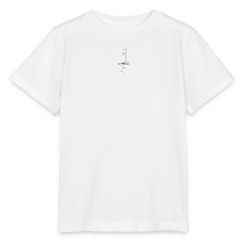 Géométrie livre - T-shirt bio MINI CREATOR Stanley/Stella Enfant - blanc - Devant - Maike (125cm)