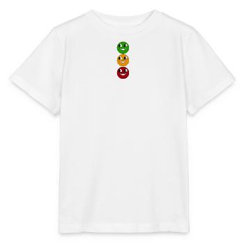 Trio du Sourire Tricolore - T-shirt bio MINI CREATOR Stanley/Stella Enfant - blanc - Devant - Maike (125cm)
