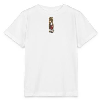 Koi-Fisch auf rustikalem Marmor - Stanley/Stella Kinder T-Shirt MINI CREATOR  - Weiß - Vorne - Maike (125cm)