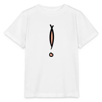 Dekoratives Ausrufezeichen. Handgezeichnet. - Stanley/Stella Kinder T-Shirt MINI CREATOR  - Weiß - Vorne - Maike (125cm)