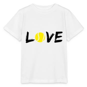 Love Tennis - Stanley/Stella Kinder T-Shirt MINI CREATOR  - Weiß - Vorne - Maike (125cm)