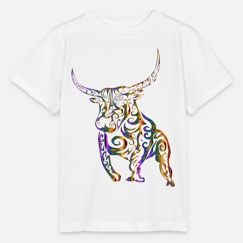 Stier - Stanley/Stella Kinder T-Shirt MINI CREATOR  - Weiß