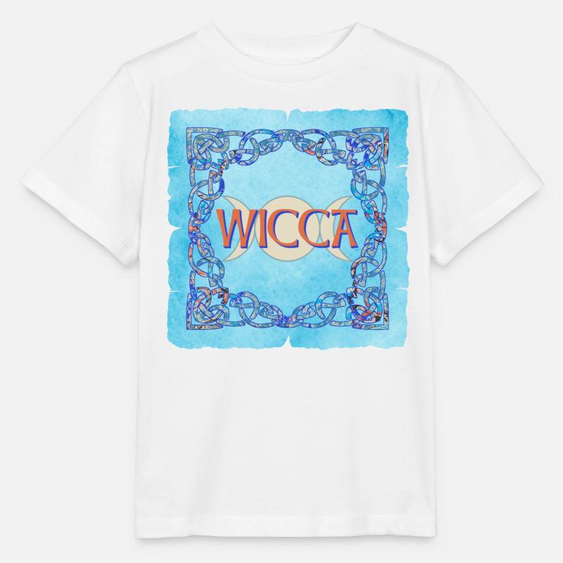 keltischer rahmen wicca e 238 - Stanley/Stella Kinder T-Shirt MINI CREATOR  - Weiß