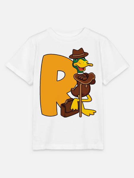 Rente Ente R Rentner Rentnerin Ruhestand Geschenk - Stanley/Stella Kinder T-Shirt MINI CREATOR - Weiß