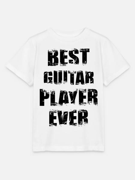 Bester Gitarrist - Stanley/Stella Kinder T-Shirt MINI CREATOR  - Weiß