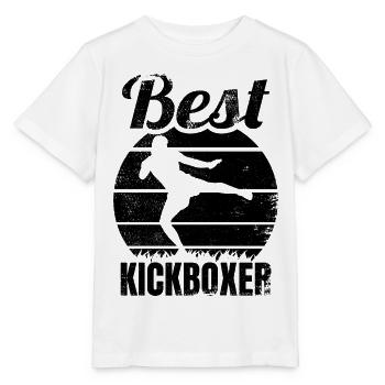 Kickboxer drôle - T-shirt bio MINI CREATOR Stanley/Stella Enfant - blanc - Devant - Maike (125cm)