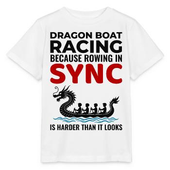 Synchronized Paddling Unity  - Stanley/Stella MINI CREATOR Kids’ T-Shirt - white - Front - Maike (125cm)