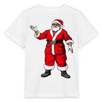 Weihnachtsmänner Weihnachten / Weihnachtsmann  - Stanley/Stella Kinder T-Shirt MINI CREATOR  - Weiß - Vorne - Maike (125cm)