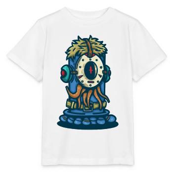 Monstre Oméga Aquatique - T-shirt bio MINI CREATOR Stanley/Stella Enfant - blanc - Devant - Maike (125cm)
