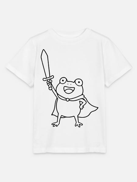 Frosch Ritter - Stanley/Stella Kinder T-Shirt MINI CREATOR  - Weiß