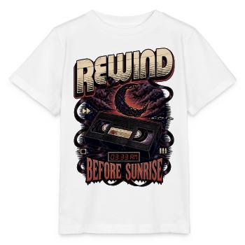 Rewind Before Sunrise Cassette - Stanley/Stella MINI CREATOR Kids’ T-Shirt - white - Front - Maike (125cm)