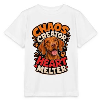 Ungarischer Pointer - Stanley/Stella Kinder T-Shirt MINI CREATOR  - Weiß - Vorne - Maike (125cm)