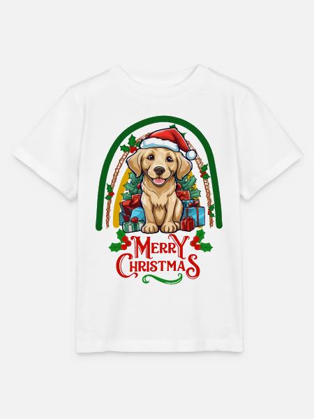 Labrador Weihnachten - Stanley/Stella Kinder T-Shirt MINI CREATOR  - Weiß