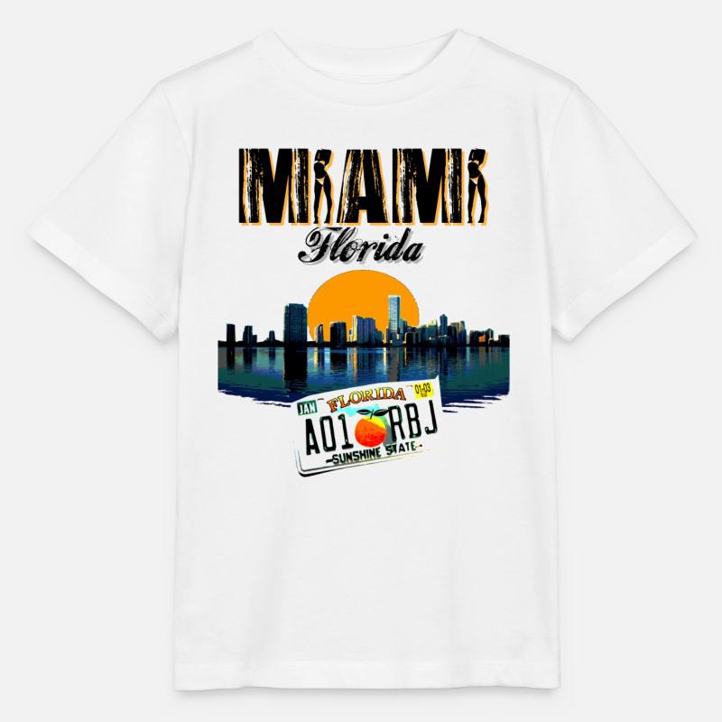 MIAMI - T-shirt bio MINI CREATOR Stanley/Stella Enfant - blanc