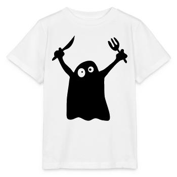 Hungry Ghost - Stanley/Stella MINI CREATOR Kids’ T-Shirt - white - Front - Maike (125cm)