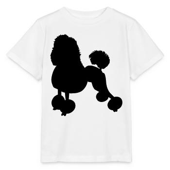 caniche - T-shirt bio MINI CREATOR Stanley/Stella Enfant - blanc - Devant - Maike (125cm)