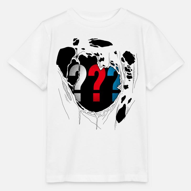 Die Drei ??? Logo Im Destroyed Look - Stanley/Stella Kinder T-Shirt MINI CREATOR  - Weiß