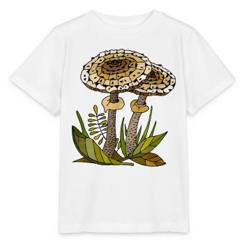 Pilze - Stanley/Stella Kinder T-Shirt MINI CREATOR  - Weiß - Vorne - Maike (125cm)