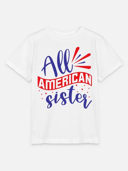 Alle amerikanischen Schwestern - Stanley/Stella Kinder T-Shirt MINI CREATOR  - Weiß