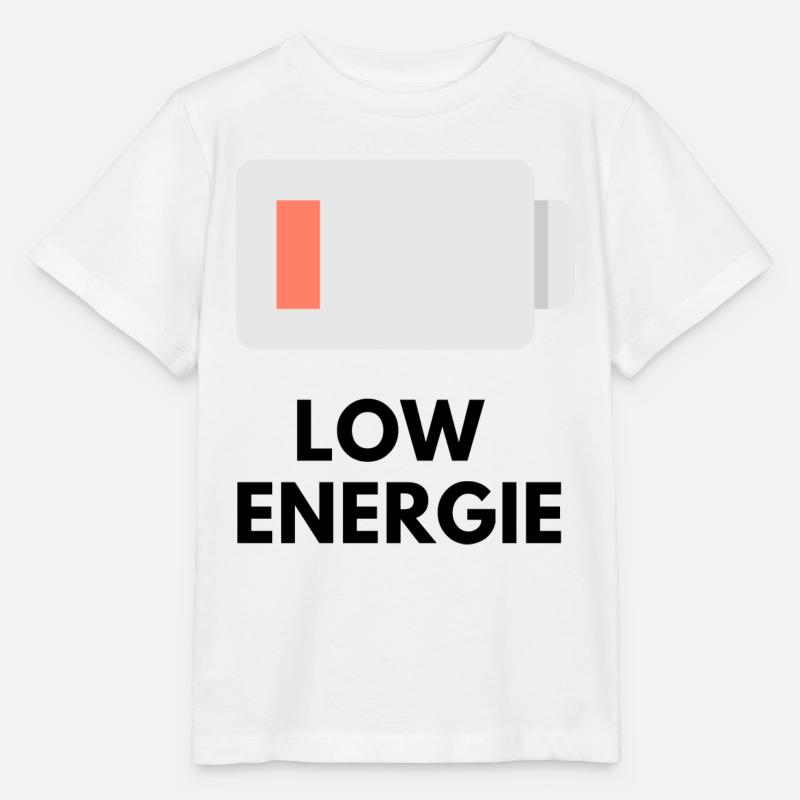Low Energie - Stanley/Stella Kinder T-Shirt MINI CREATOR  - Weiß