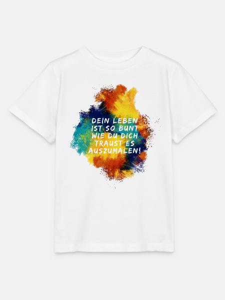 Bunter Motivationsspruch - Stanley/Stella Kinder T-Shirt MINI CREATOR - Weiß