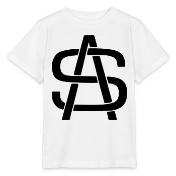 SA Logo - T-shirt bio MINI CREATOR Stanley/Stella Enfant - blanc - Devant - Maike (125cm)