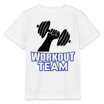workout team - Stanley/Stella Kinder T-Shirt MINI CREATOR  - Weiß - Vorne - Maike (125cm)