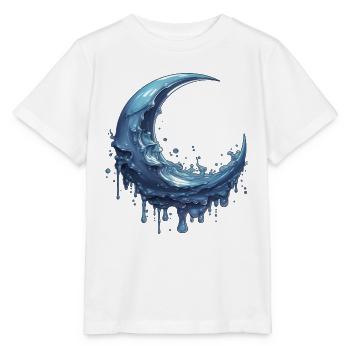 Melting Moon - Stanley/Stella MINI CREATOR Kids’ T-Shirt - white - Front - Maike (125cm)