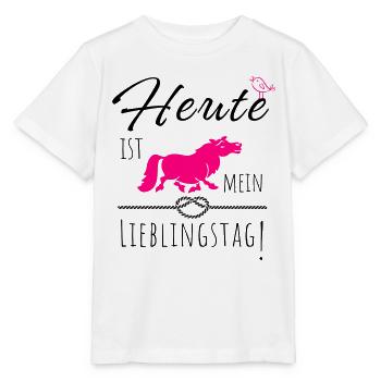 Heute ist mein Lieblingstag! - Stanley/Stella Kinder T-Shirt MINI CREATOR  - Weiß - Vorne - Maike (125cm)