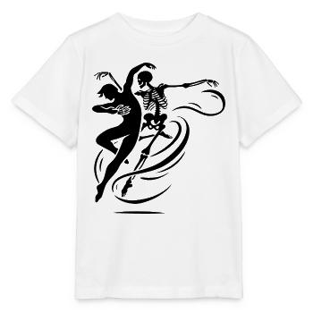 Tanz mit dem Tod - Stanley/Stella Kinder T-Shirt MINI CREATOR  - Weiß - Vorne - Maike (125cm)