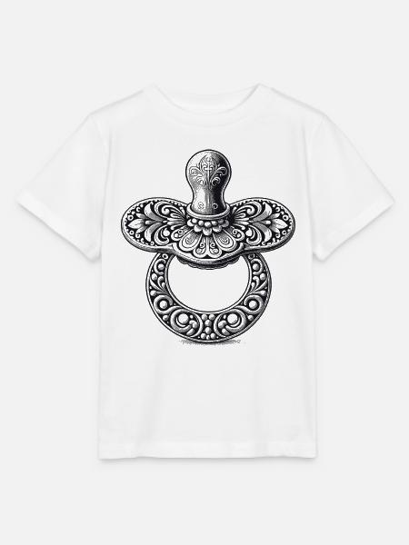 Schnuller - Stanley/Stella Kinder T-Shirt MINI CREATOR - Weiß